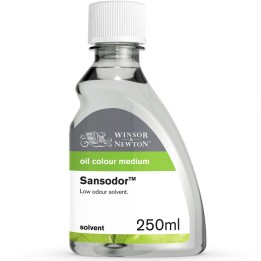 Winsor & Newton Sansodor (Low Odor Solvent) - 250ml bottle - USA Only