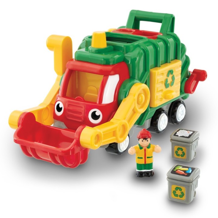 WOW Toys Flip 'n' Tip Fred, Garbage Truck