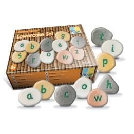 Yellow Door Lowercase Alphabet Pebbles, Set of 26
