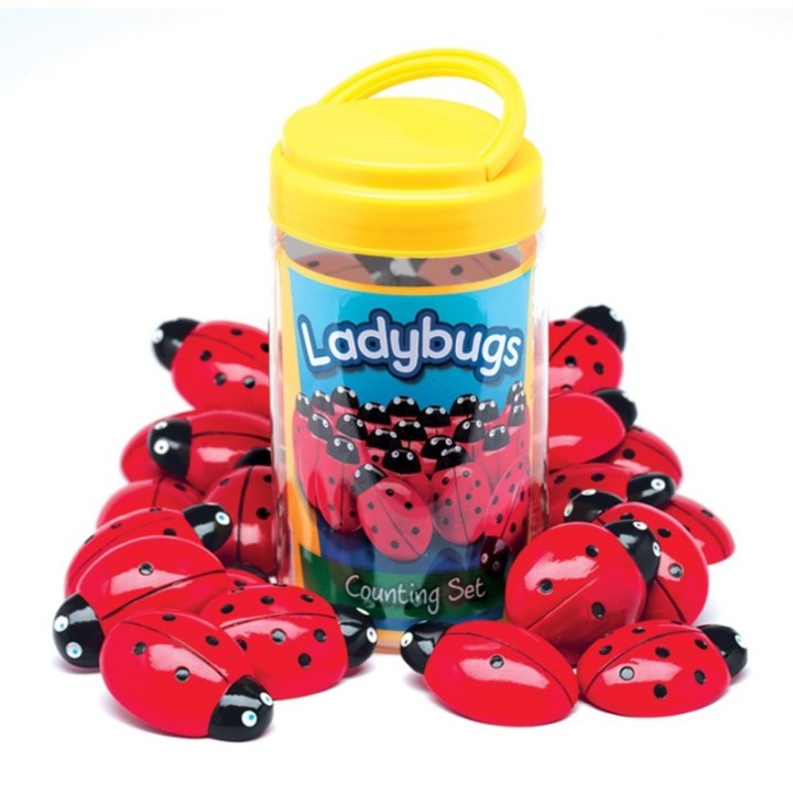 Yellow Door Ladybugs Counting Set, Pack of 22