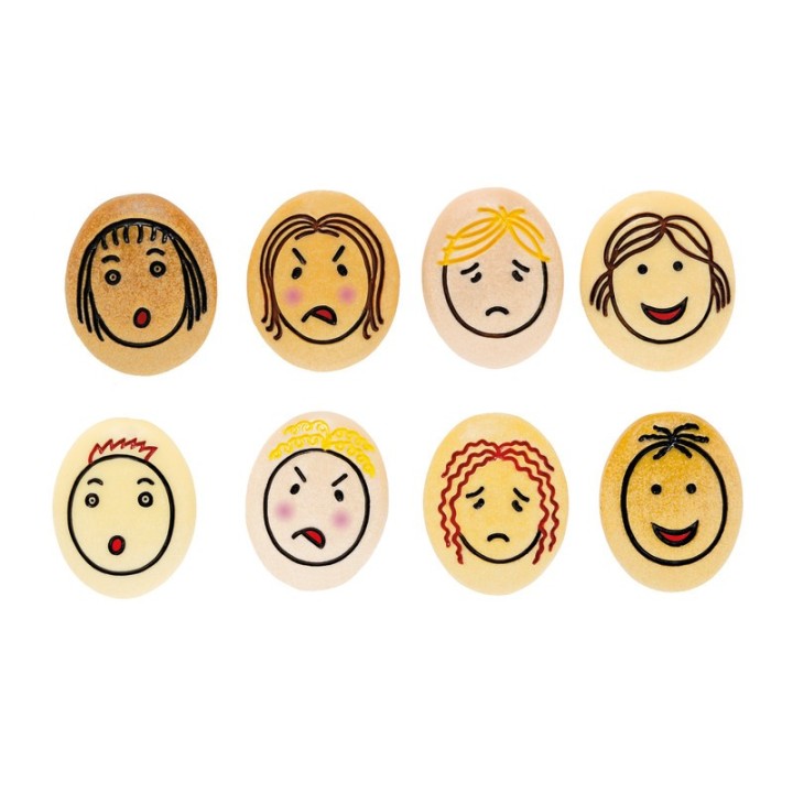 Yellow Door Jumbo Emotion Stone, Pack of 8