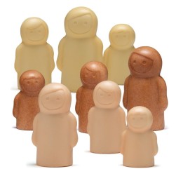 Yellow Door Little People – Sensory Play Set of 9 Figures