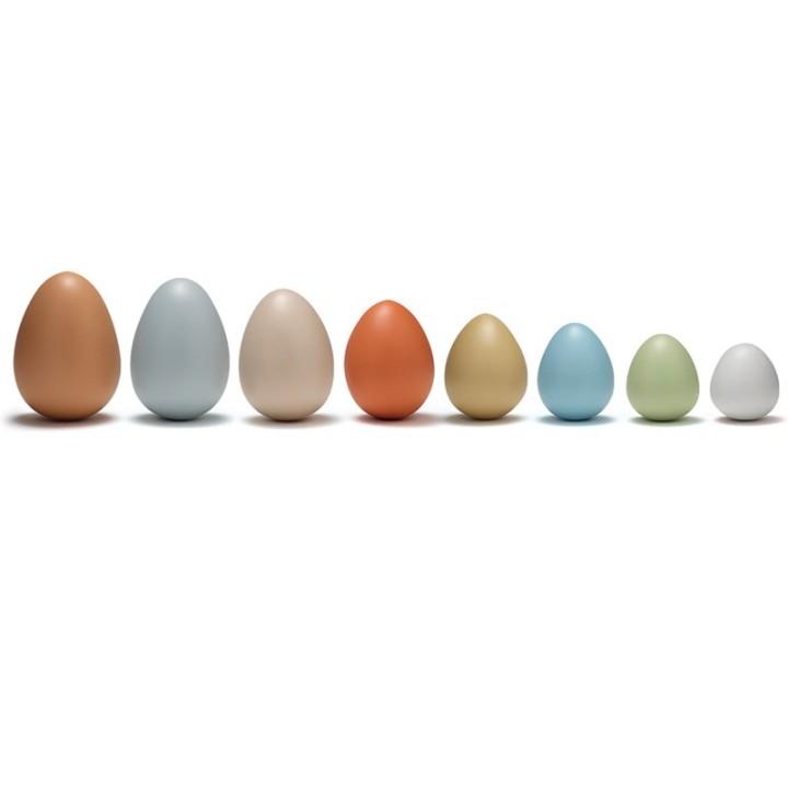 Yellow Door Size-Sorting Eggs, Set of 8