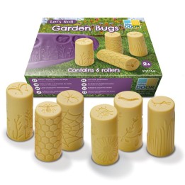 Yellow Door Let's Roll, Garden Bugs Rollers, Set of 6
