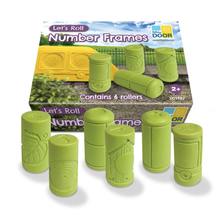 Yellow Door Let's Roll – Number Frames