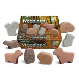 Yellow Door Little Lands – Woodland, Set of 8 Stone Figures