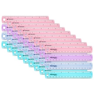 Westcott® 6" Plastic Ruler, Assorted Colors, Pack of 36