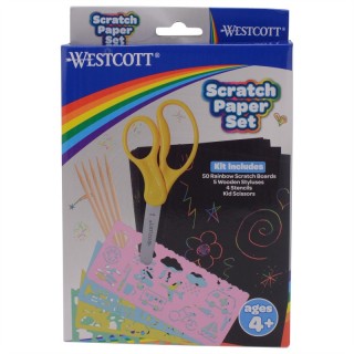 Westcott® Rainbow Scratch Kit Craft Set