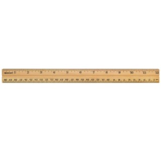 Westcott® School Wood Ruler, 12"