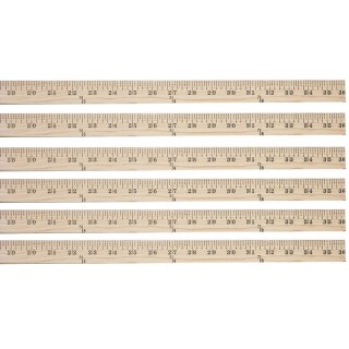 Westcott® Wood Yardstick, 36", Pack of 6
