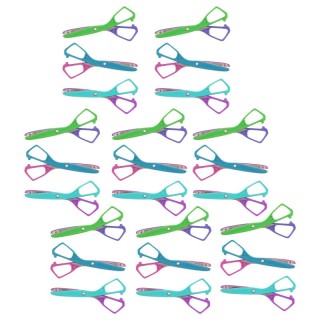 Westcott® Economy Plastic Safety Scissors, 5-1/2" Blunt, Assorted Colors, Pack of 24