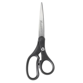 Westcott® KleenEarth® Basic 8" Scissors, Straight, Black