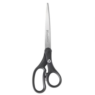 Westcott® Kleenearth Basic Plastic Handle Scissors, 9 in Long, 4.25 in Cut Length, Straight Black Handle