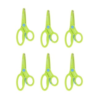 Westcott® Preschool Training Scissors, 5", Assorted Colors, Pack of 6