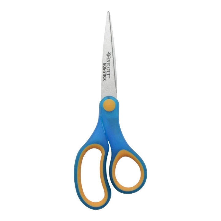 Westcott® 7" Student Non-Stick Scissors, Assorted Colors, Ages 12+