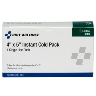 First Aid Only® Cold Pack, 4" x 5", 1 Per Box