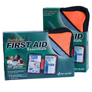 First Aid Only® Outdoor First Aid Kit, 107 Piece, Fabric Case