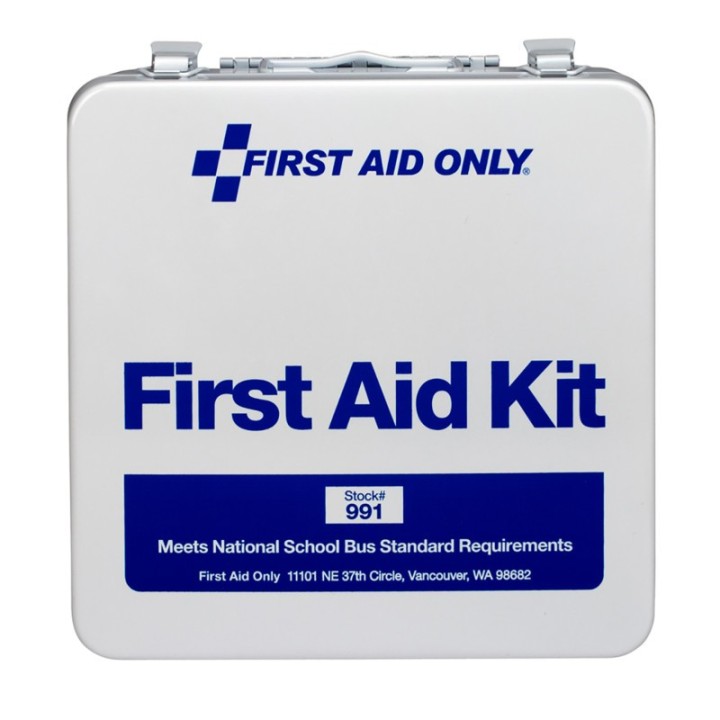 First Aid Only® 50 Person Unitized Metal Bus First Aid Kit