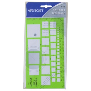 Westcott® Technical Squares Drawing & Drafting Template