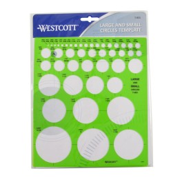 Westcott® Large & Small Circles Template