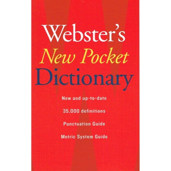 Houghton Mifflin Harcourt Webster's New Pocket Dictionary