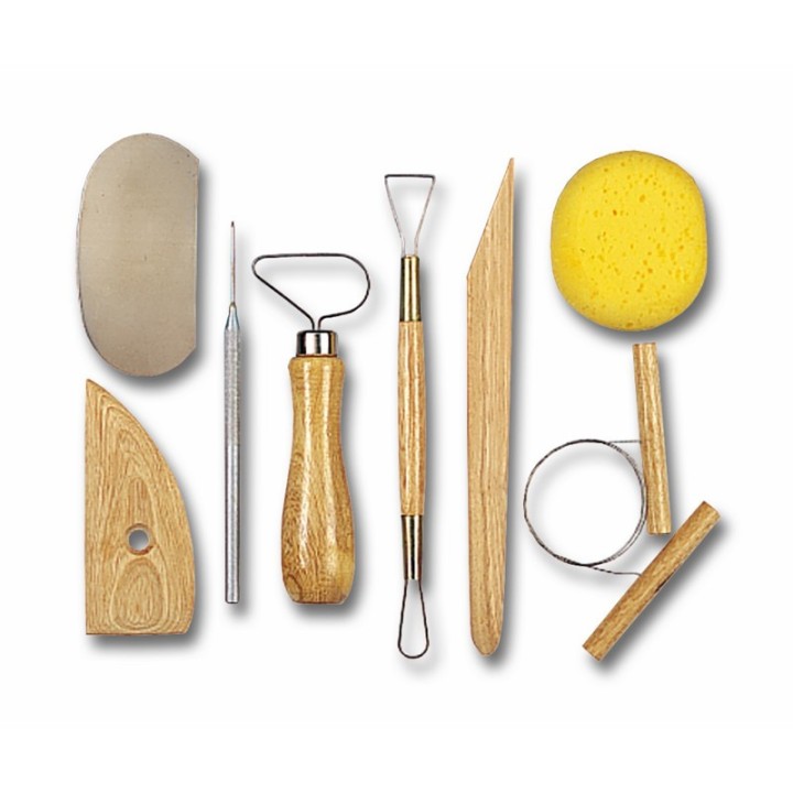 AMACO Pottery Sculpting Tools Set, Set of 8