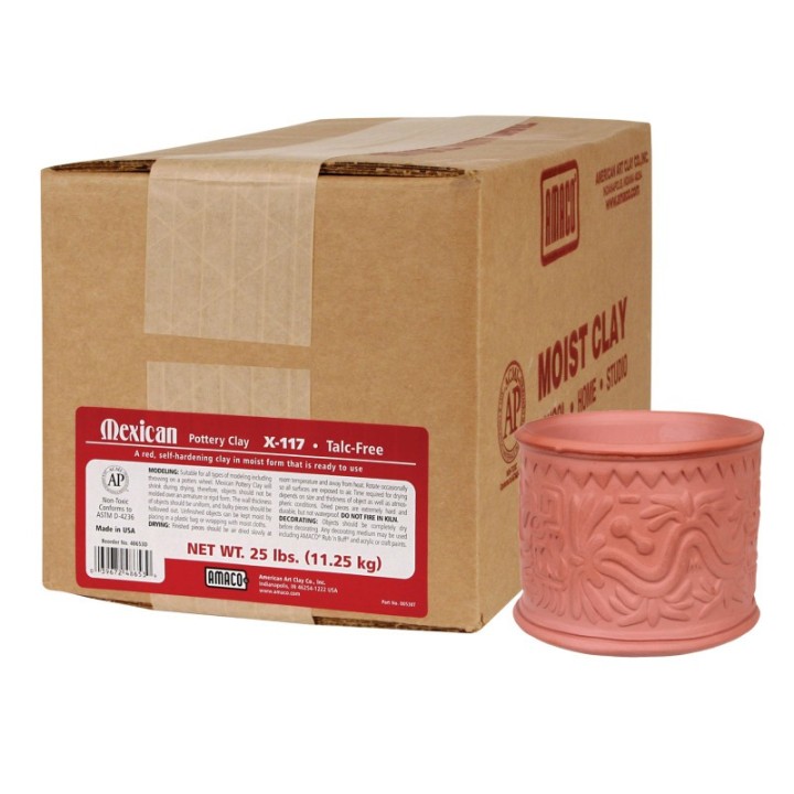 AMACO Mexican Pottery™ Self-Hardening Clay, 25 lbs.