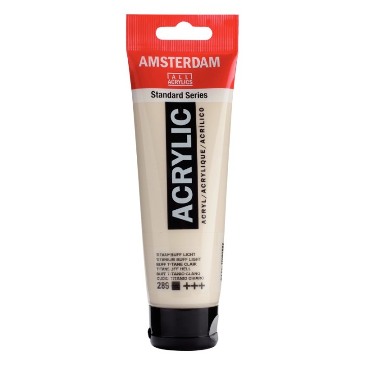 Amsterdam Standard Acrylic Paint, 120ml, Titan Buff Light 289