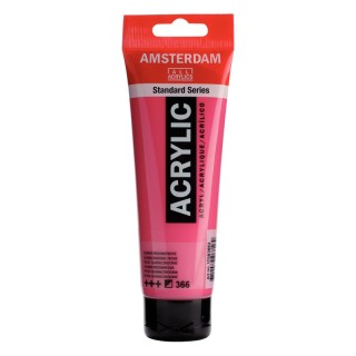 Amsterdam Standard Acrylic Paint, 120ml, Quinacridone Rose 366