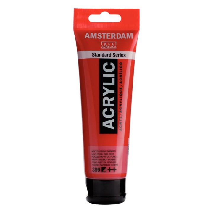 Amsterdam Standard Acrylic Paint, 120ml, Naphthol Red Deep 399