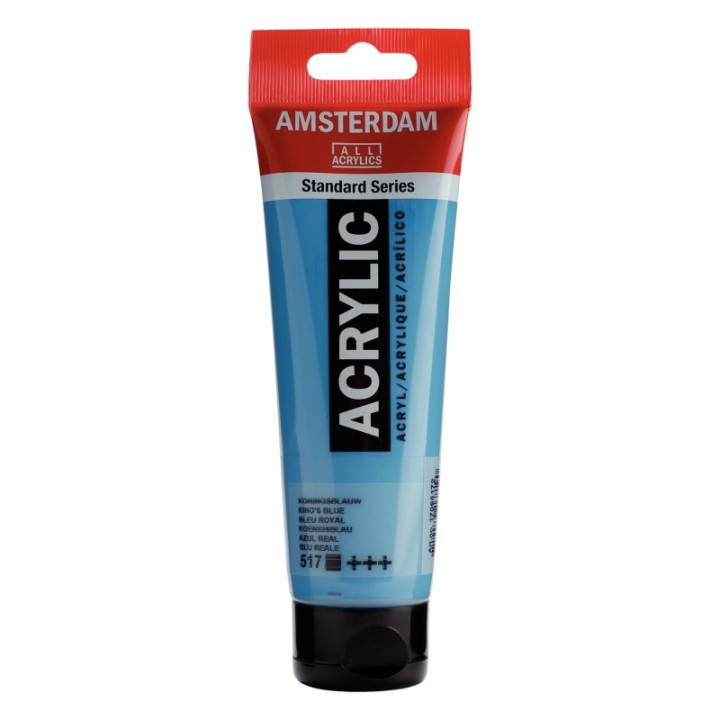 Amsterdam Standard Acrylic Paint, 120ml, King's Blue 517
