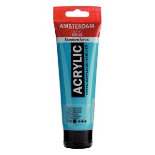 Amsterdam Standard Acrylic Paint, 120ml, Turquiose Blue 522