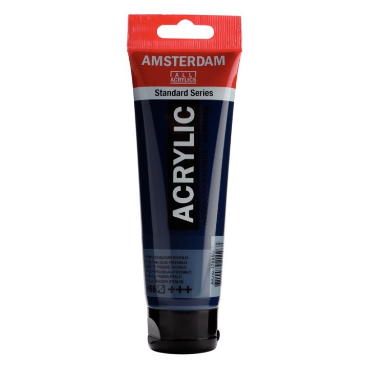 Amsterdam Standard Acrylic Paint, 120ml, Prussian Blue Phthalo 566