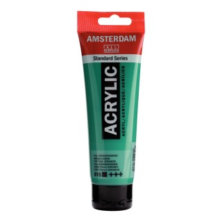Amsterdam Standard Acrylic Paint, 120ml, Emerald Green 615