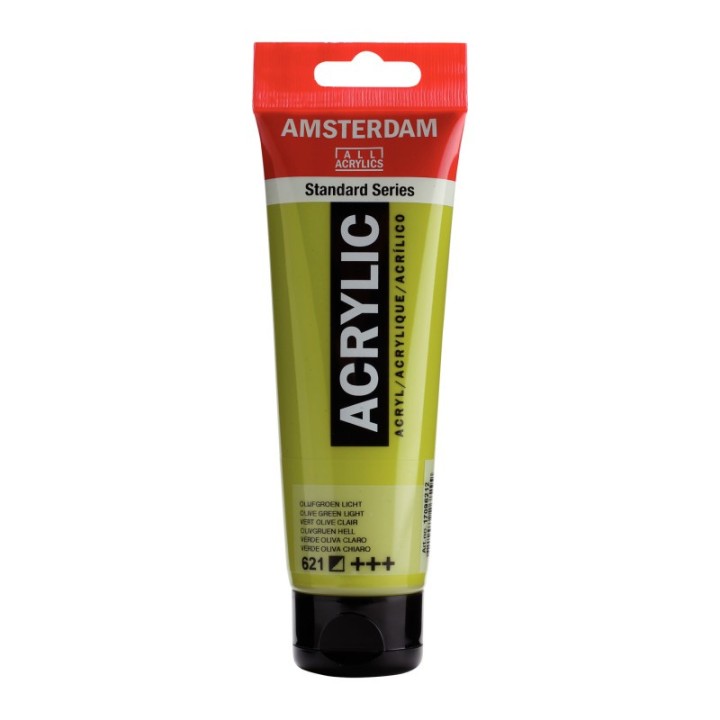 Amsterdam Standard Acrylic Paint, 120ml, Olive Green Light 621