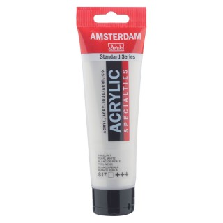 Amsterdam Standard Acrylic Paint, 120ml, Pearl White 817