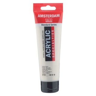 Amsterdam Standard Acrylic Paint, 120ml, Pearl Yellow 818