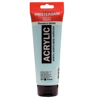 Amsterdam Standard Acrylic Paint Tube, 250 mL, Sky Blue Light 551