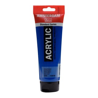 Amsterdam Standard Acrylic Paint Tube, 250 mL, Phthalo Blue 570
