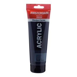 Amsterdam Standard Acrylic Paint Tube, 250 mL, Paynes Grey 708