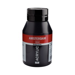 Amsterdam Standard Acrylic Paint Tube, 1000 mL, Lamp Black 702