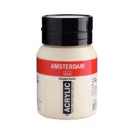 Amsterdam Standard Acrylic Paint Tube, 500 mL, Titanium Buff Light 289