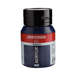 Amsterdam Standard Acrylic Paint Tube, 500 mL, Prussian Blue (Phthalo) 566