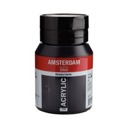 Amsterdam Standard Acrylic Paint Tube, 500 mL, Oxide Black 735
