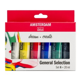 Amsterdam Standard Acrylic General Set, 6 x 20mL