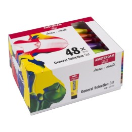 Amsterdam Standard Acrylic General Set, 48 x 20mL