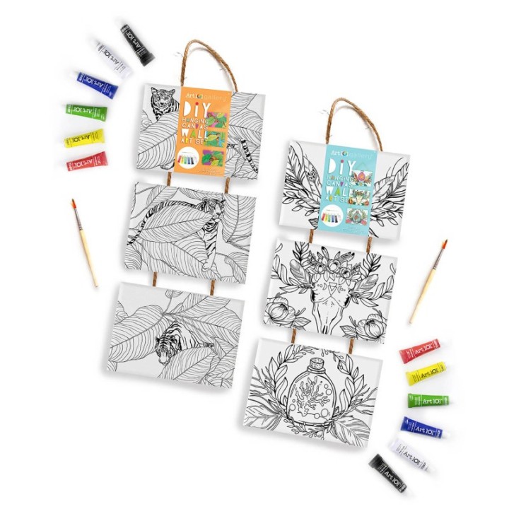 Art 101 DIY Hanging Canvas Art Set 2-Pack