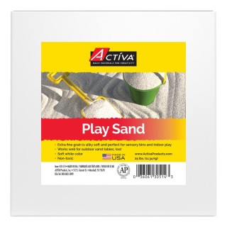 ACTÍVA Play Sand, White, 25 lb (11.3 kg) Box