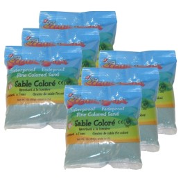 ACTÍVA Scenic Sand™ Craft Colored Sand, Moon Shadow, 1 lb (454 g) Bag, Pack of 6
