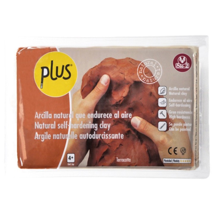 ACTÍVA PLUS Clay Air Dry Clay, Terra Cotta, 2.2 lb (1 kg )